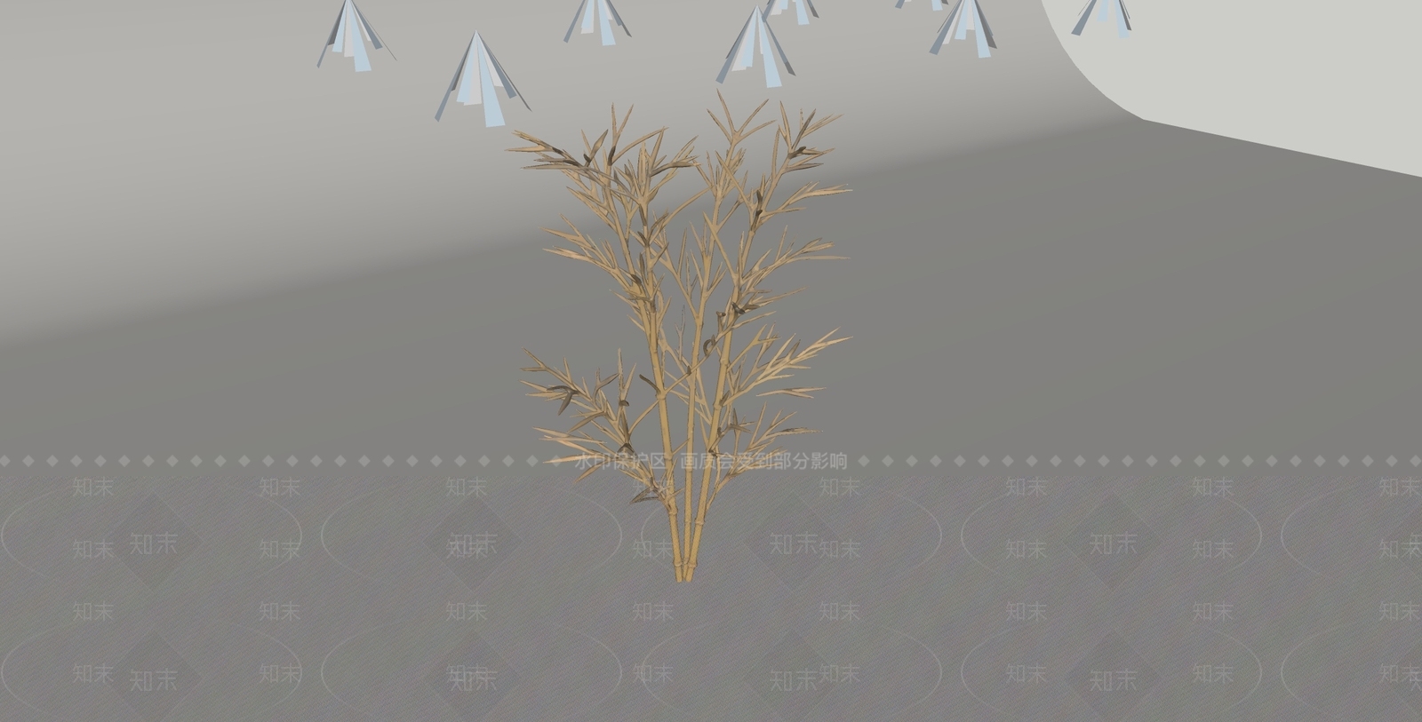 新中式竹子SU模型下载【ID:1234993432】