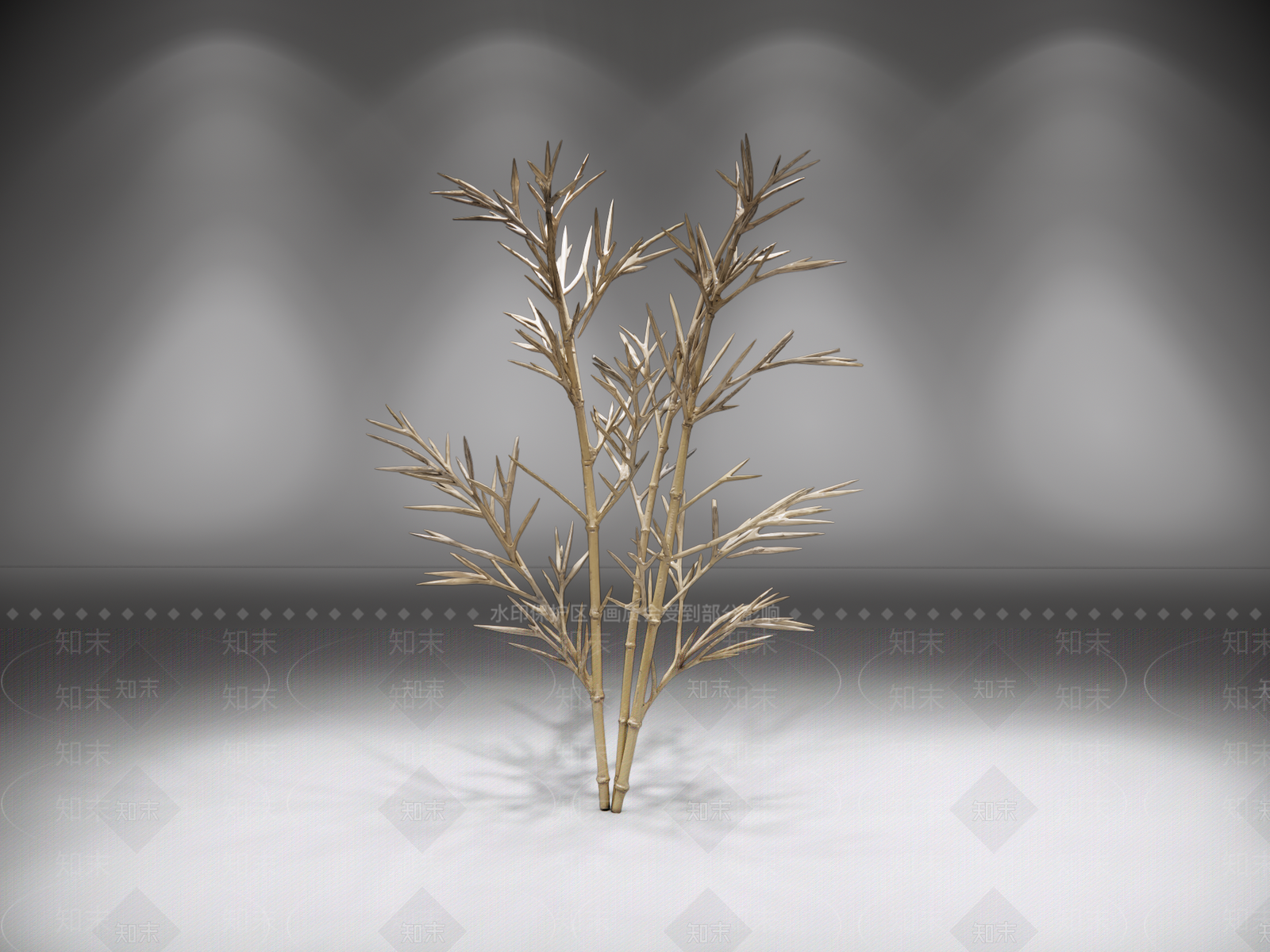 新中式竹子SU模型下载【ID:1234993432】