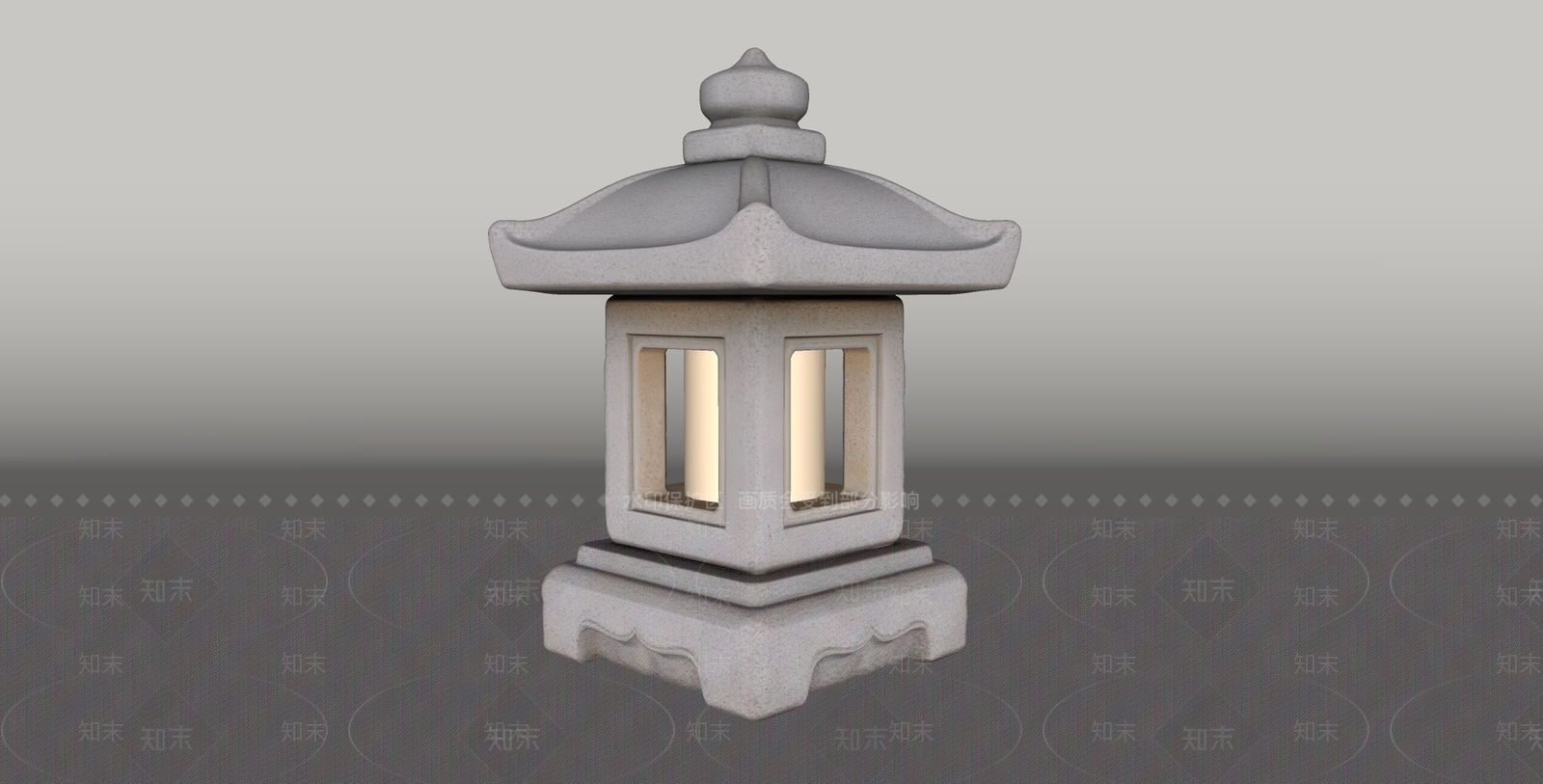 日式景观灯SU模型下载【ID:1234994326】