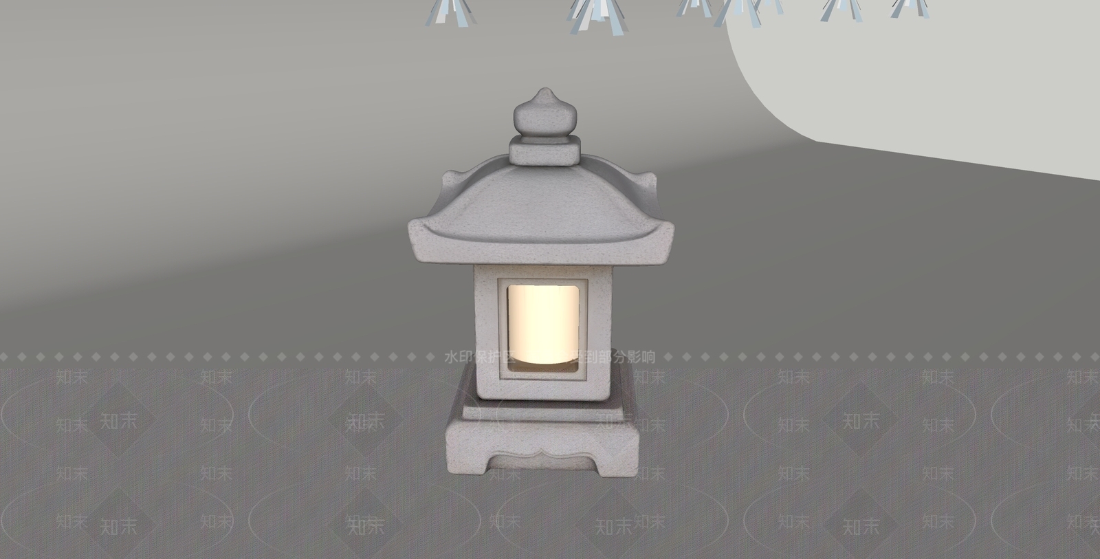日式景观灯SU模型下载【ID:1234994326】
