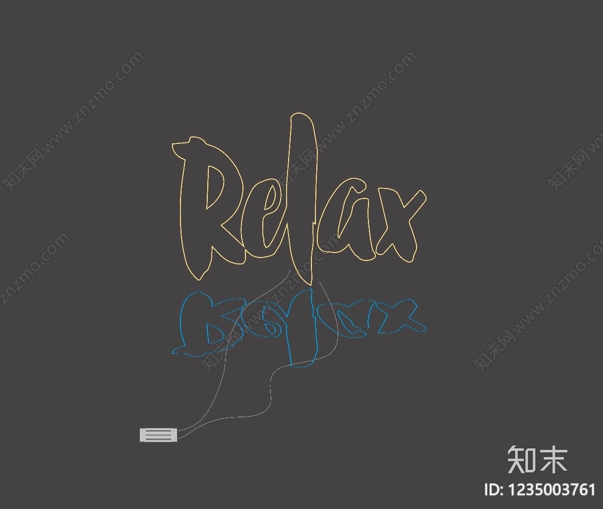 赛博朋克风艺术装置SU模型下载【ID:1235003761】