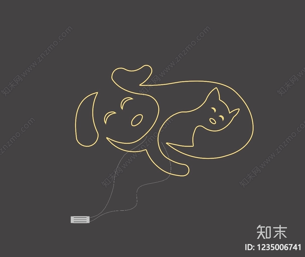 极简艺术装置SU模型下载【ID:1235006741】