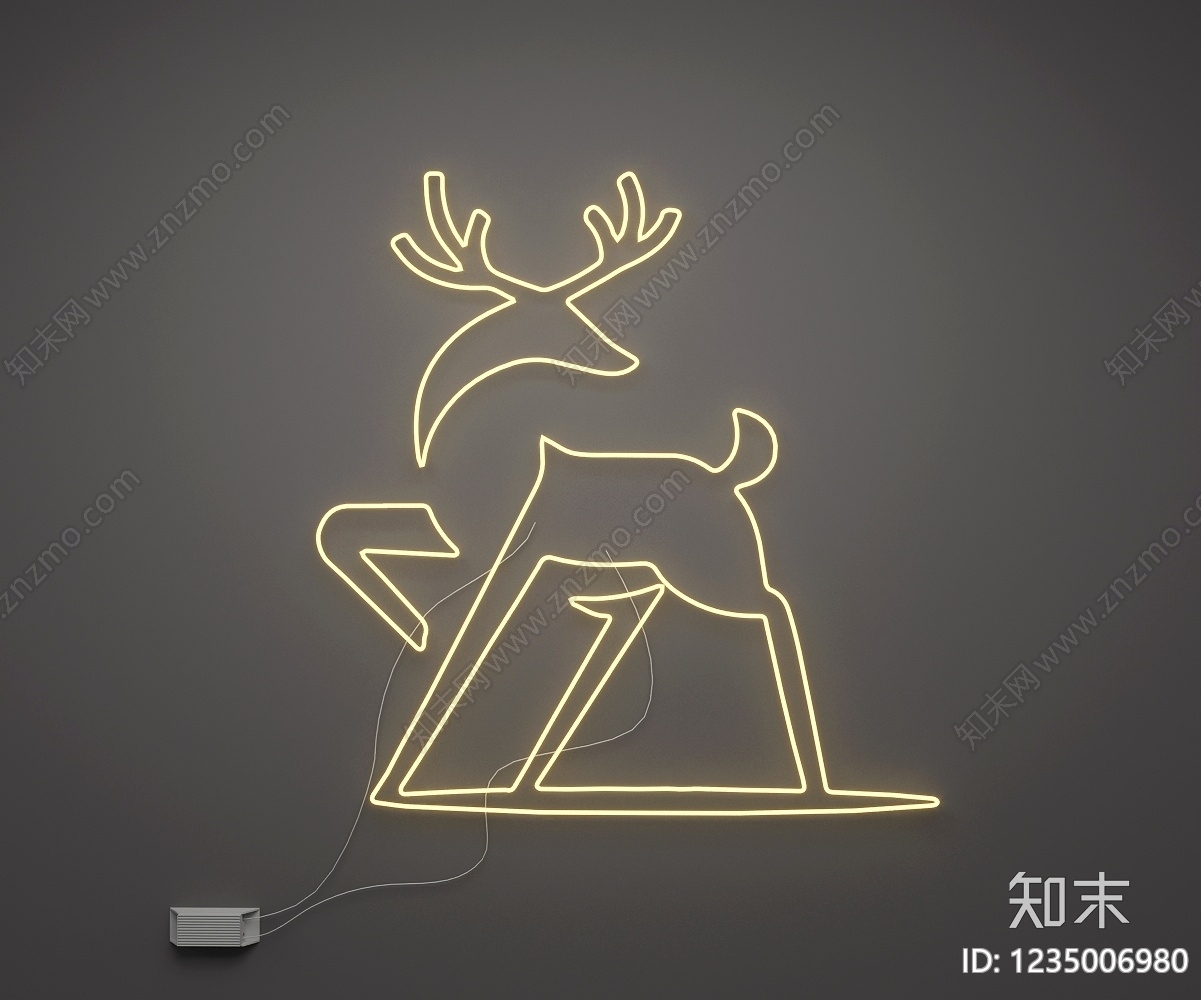 极简艺术装置SU模型下载【ID:1235006980】
