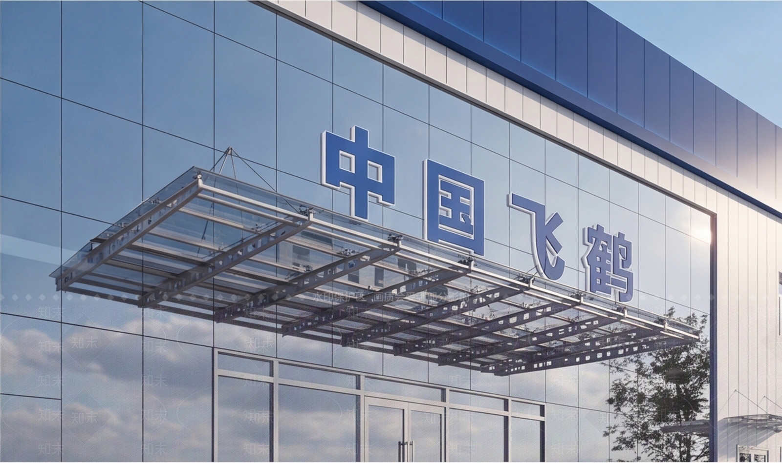 现代主义厂房3D模型下载【ID:1235017346】