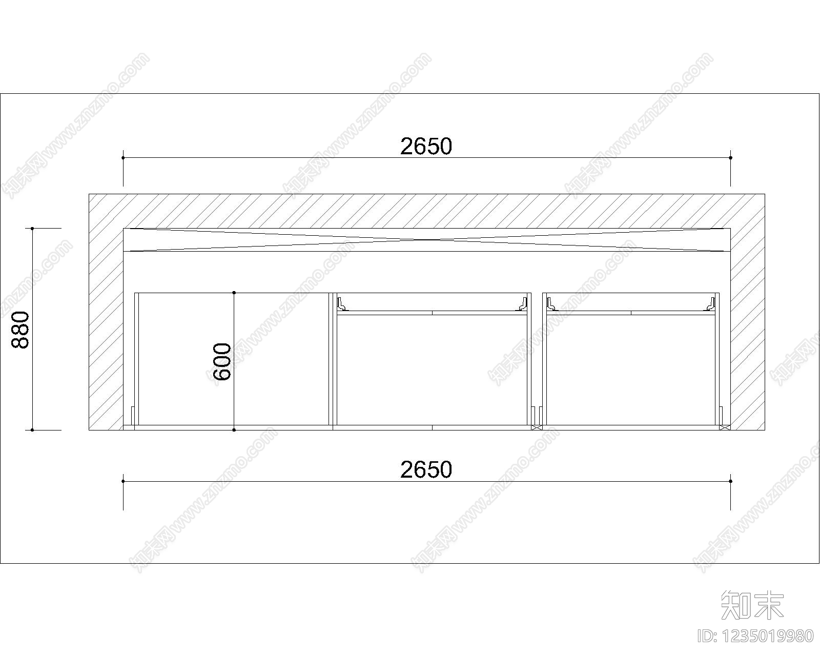 家具图库cad施工图下载【ID:1235019980】