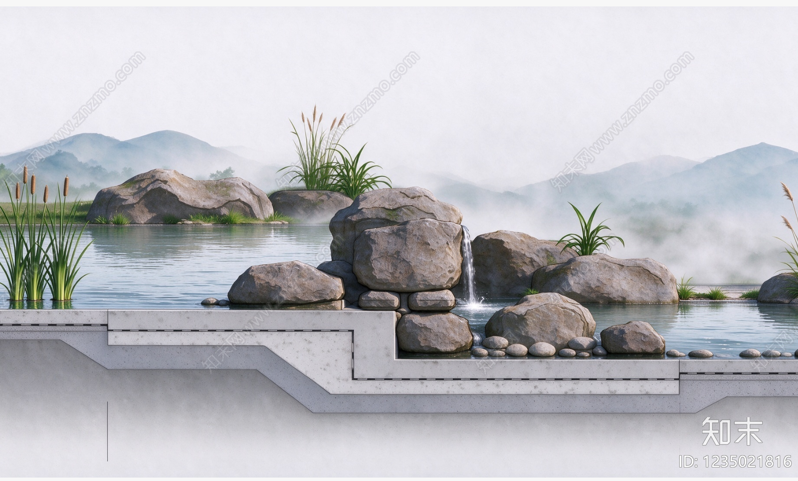 景观节点cad施工图下载【ID:1235021816】