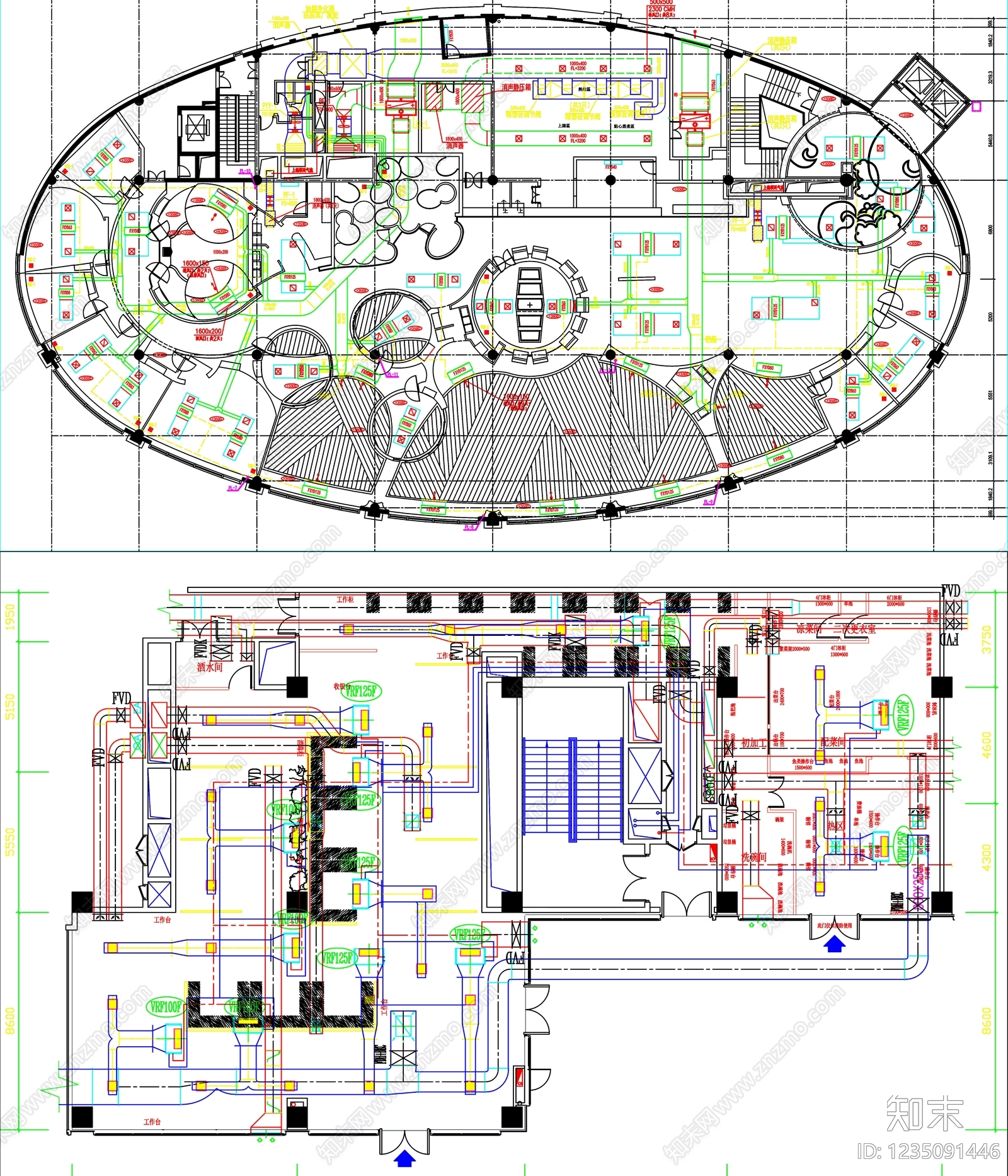 其他图库cad施工图下载【ID:1235091446】