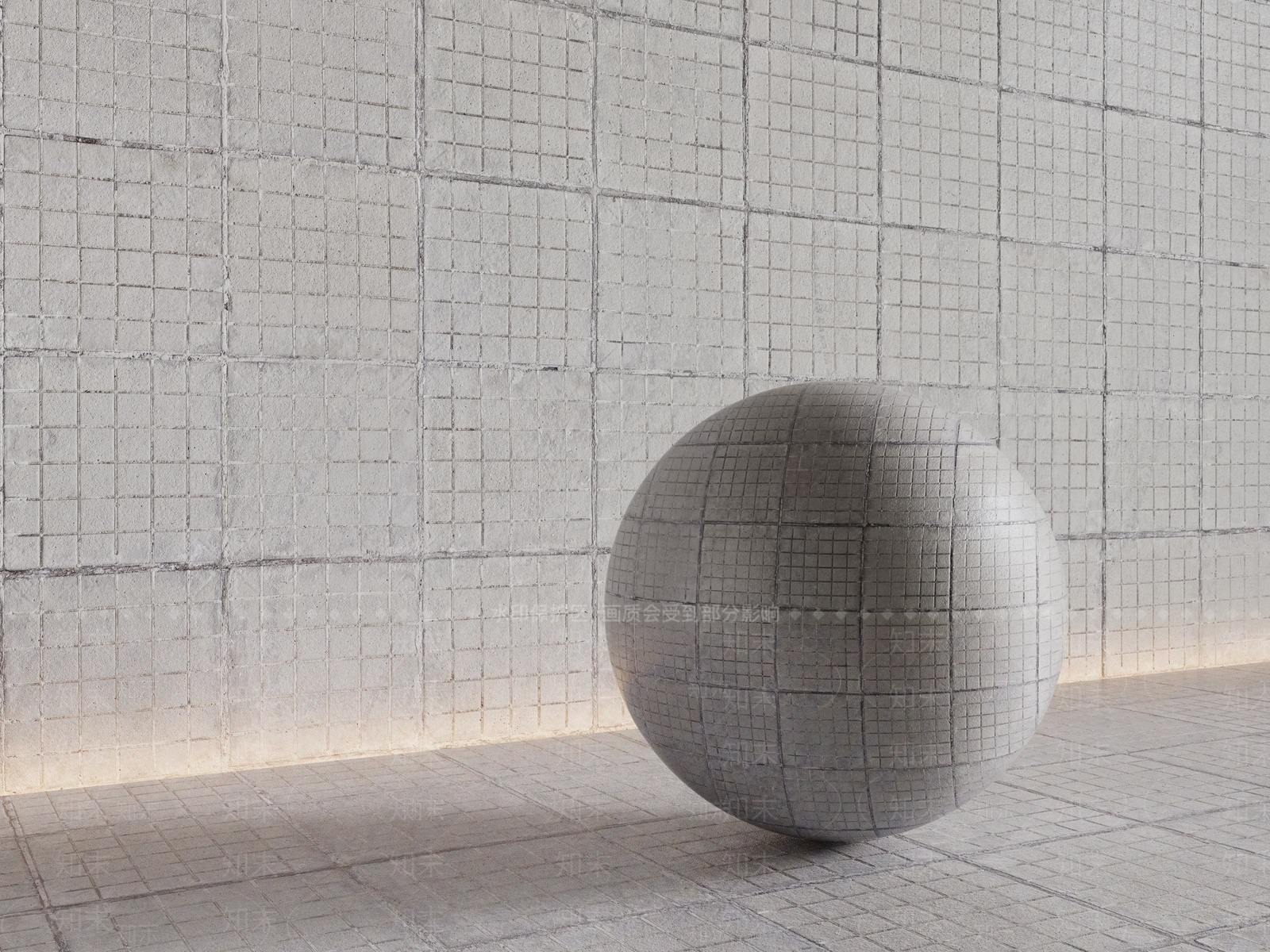 极简砖3D模型下载【ID:1235091517】