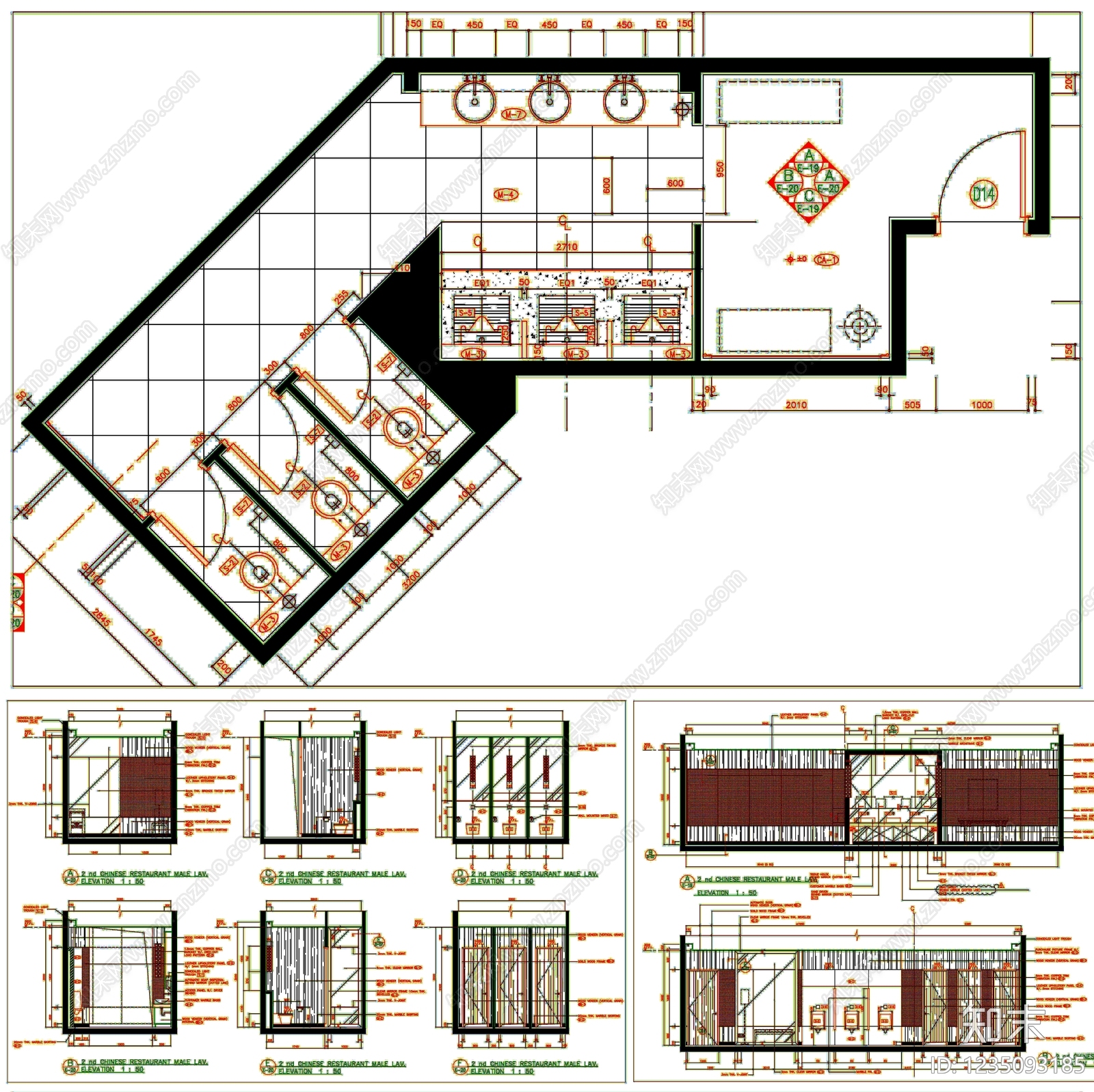 其他工装空间cad施工图下载【ID:1235093185】