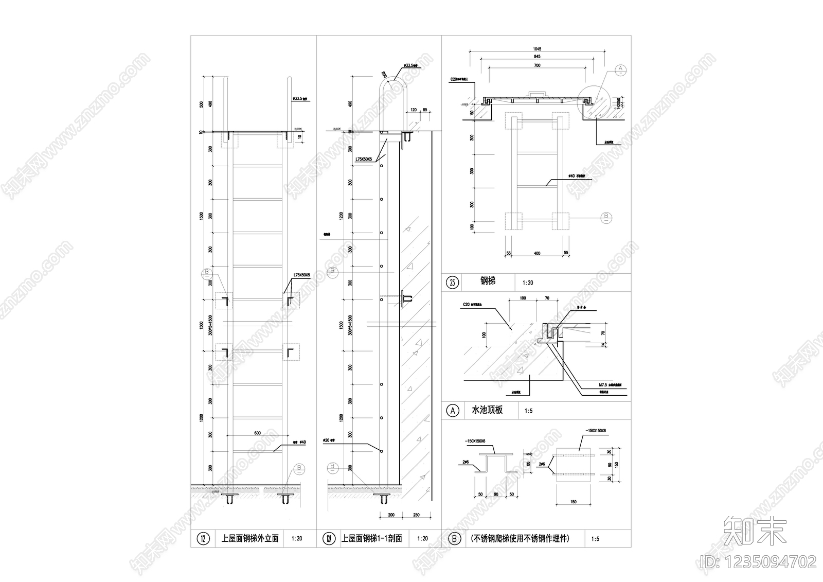 屋顶CAD图纸