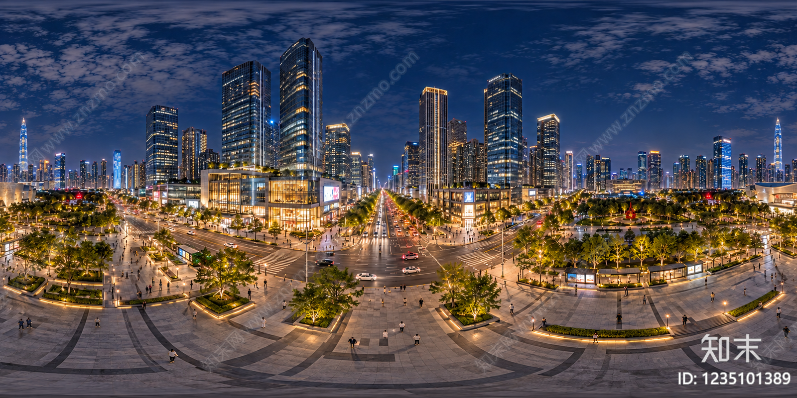 城市HDR贴图下载【ID:1235101389】