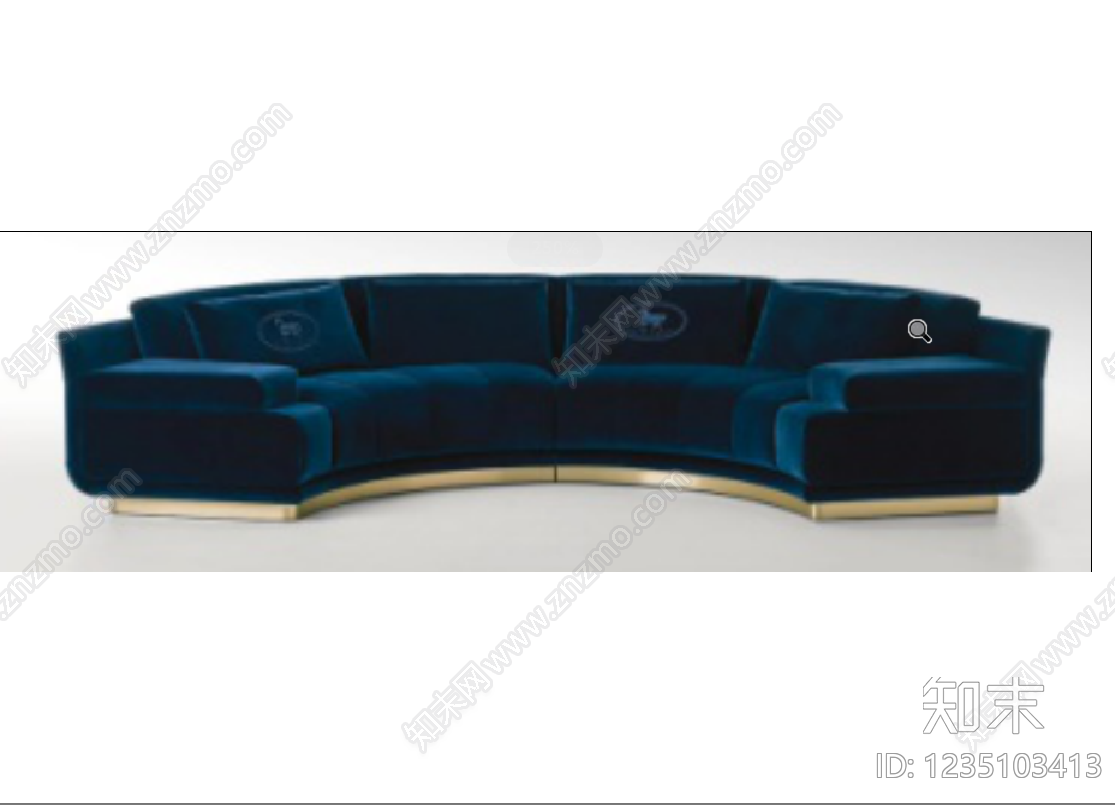 沙发cad施工图下载【ID:1235103413】