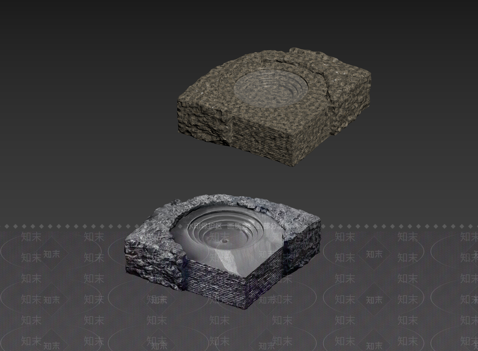 禅意石头3D模型下载【ID:1235120200】