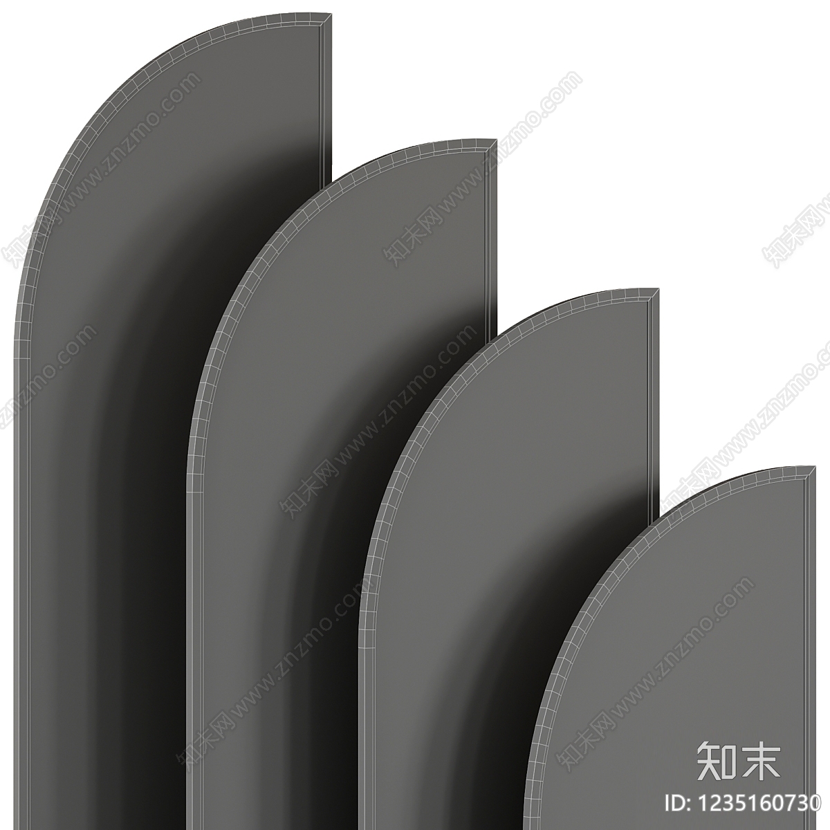 轻奢玻璃3D模型下载【ID:1235160730】