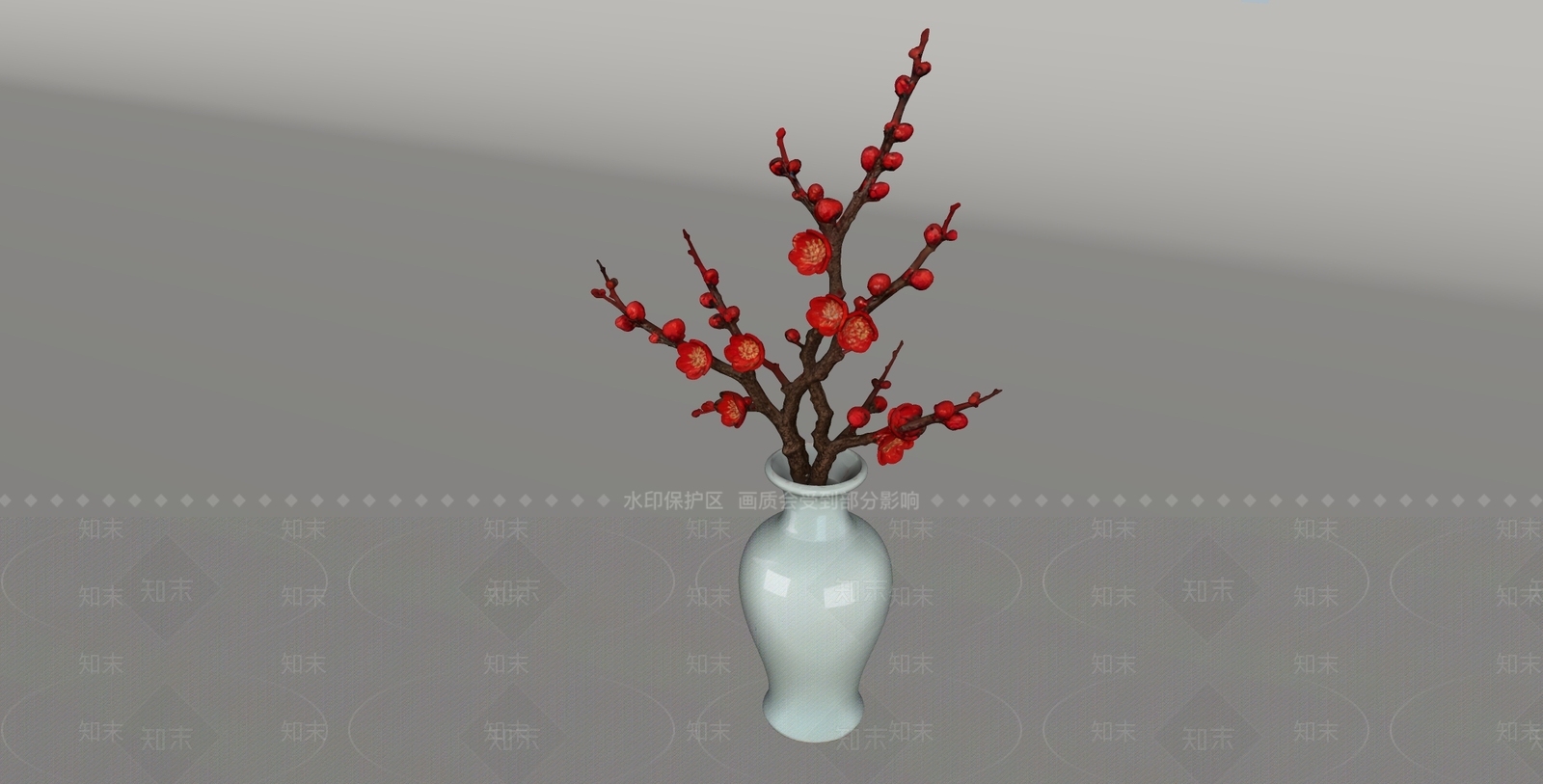 中式花艺SU模型下载【ID:1235168327】