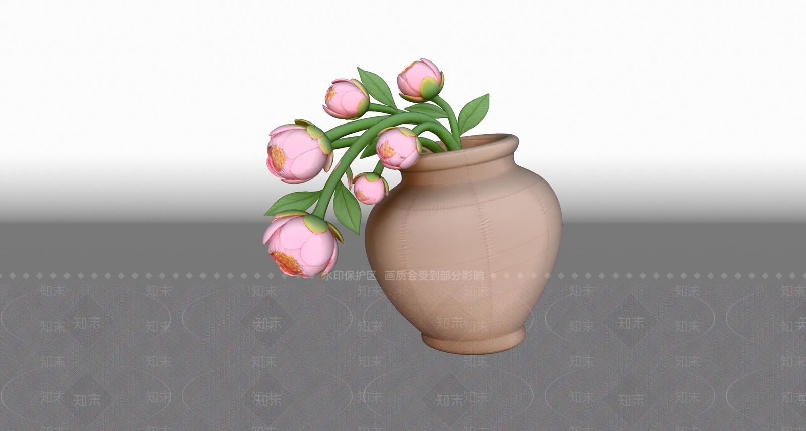现代花瓶SU模型下载【ID:1235170335】