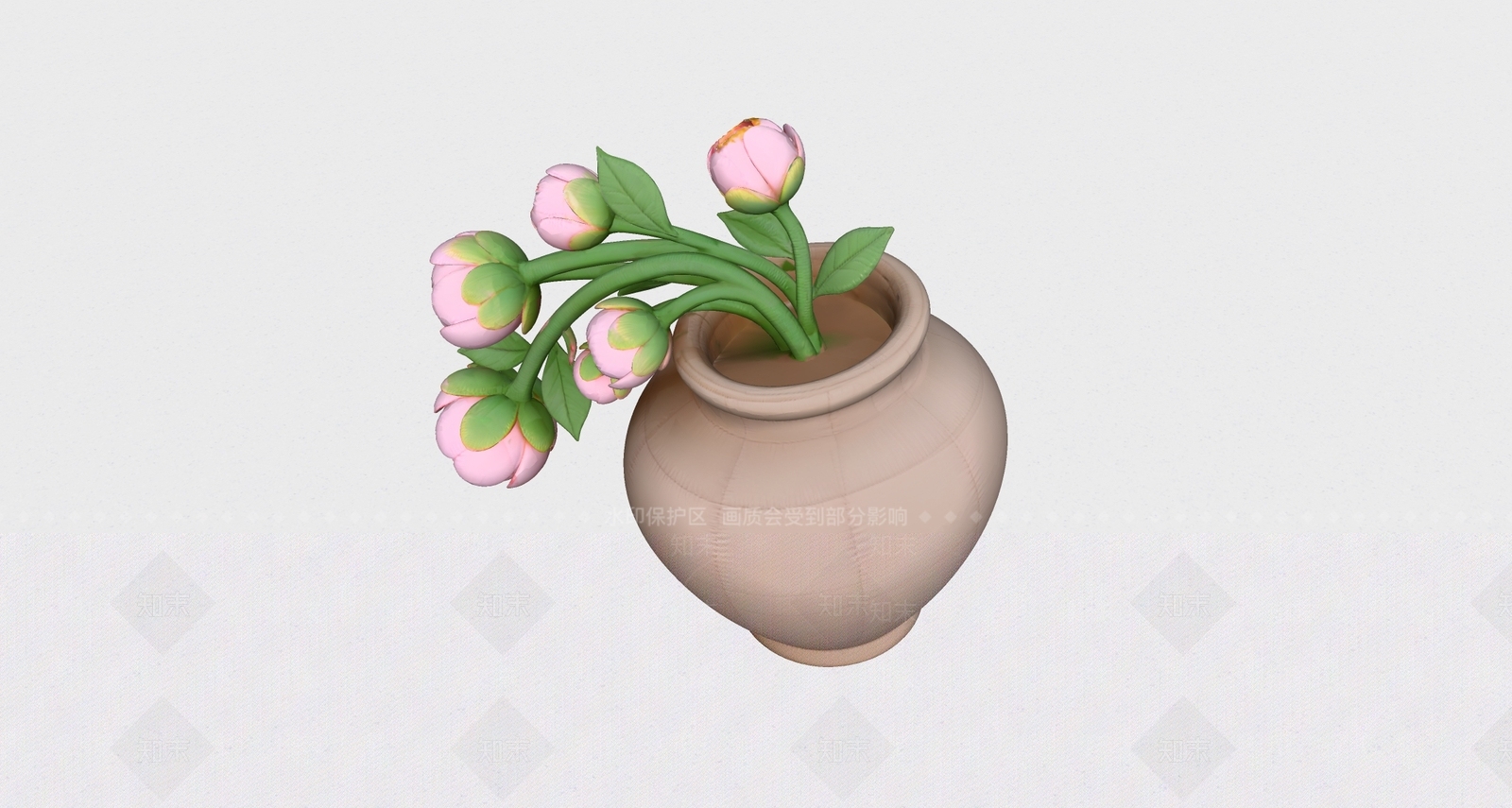 现代花瓶SU模型下载【ID:1235170335】