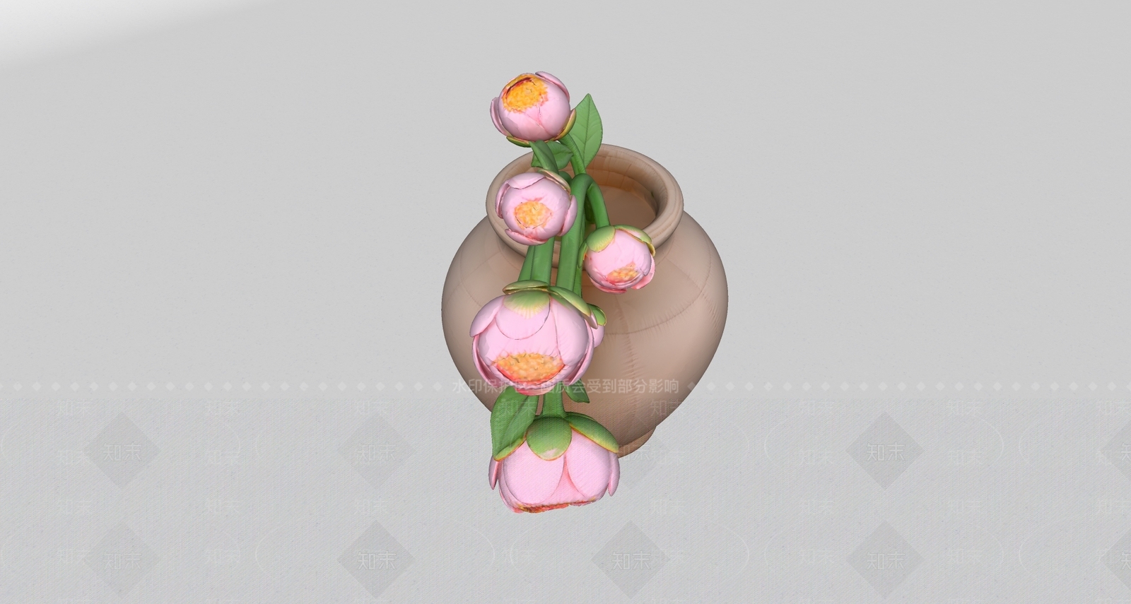 现代花瓶SU模型下载【ID:1235170335】