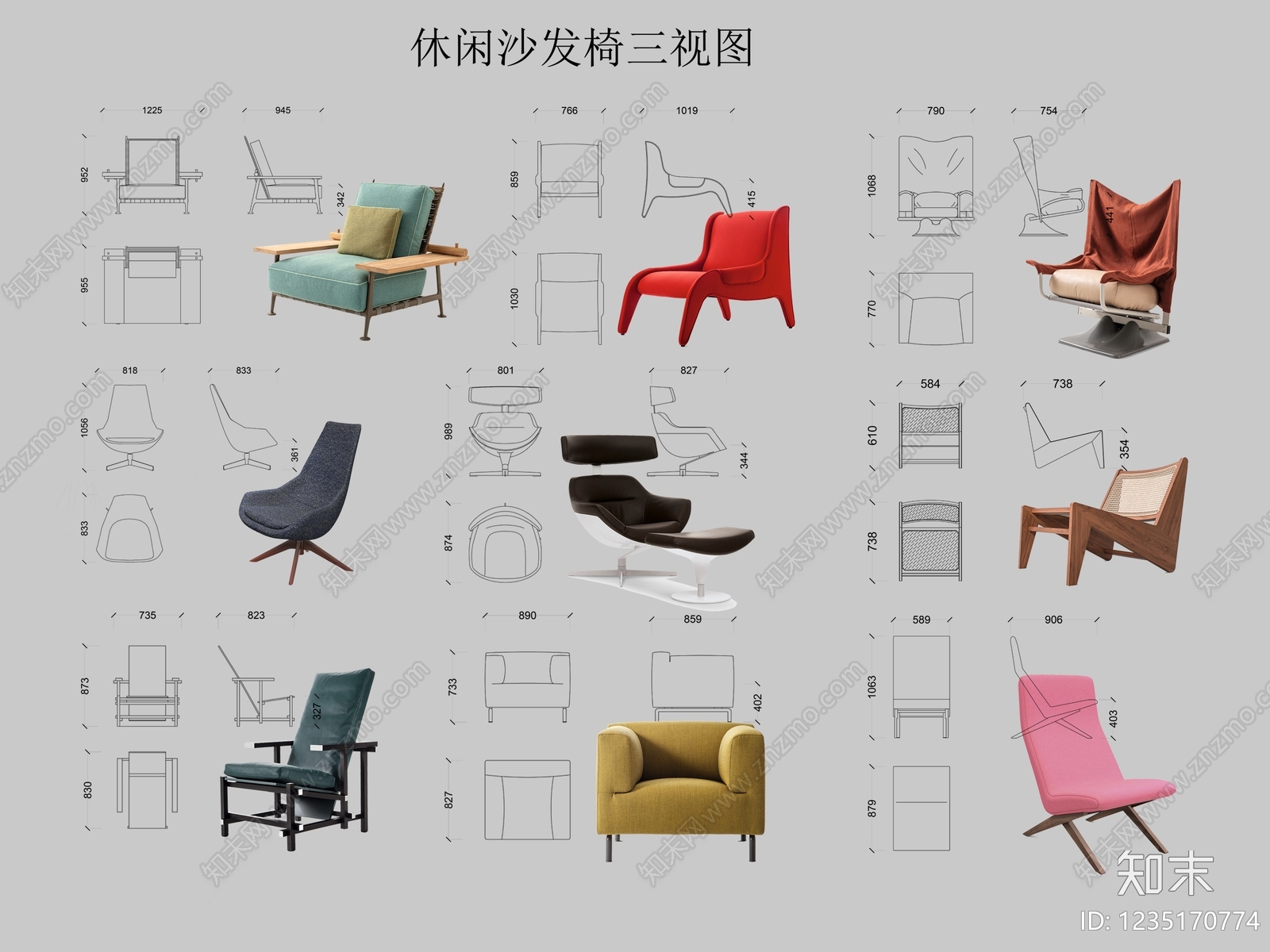 家具图库cad施工图下载【ID:1235170774】