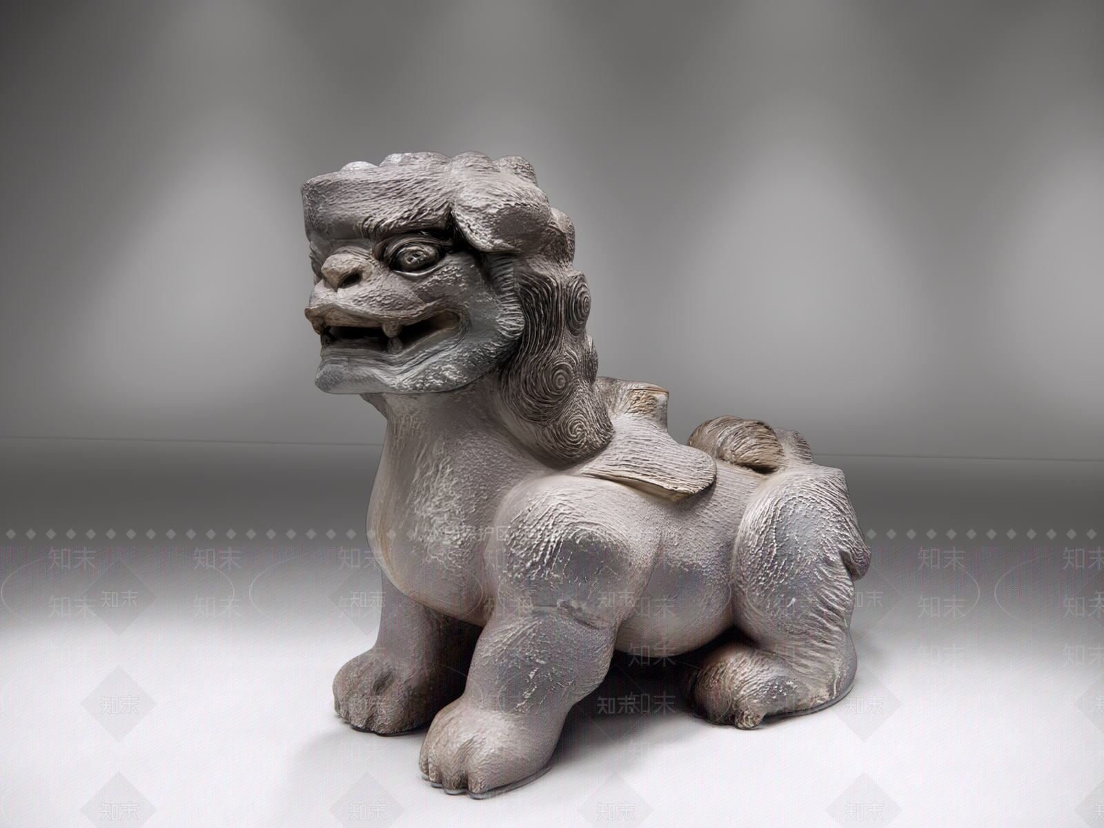 中式雕塑摆件SU模型下载【ID:1235173829】
