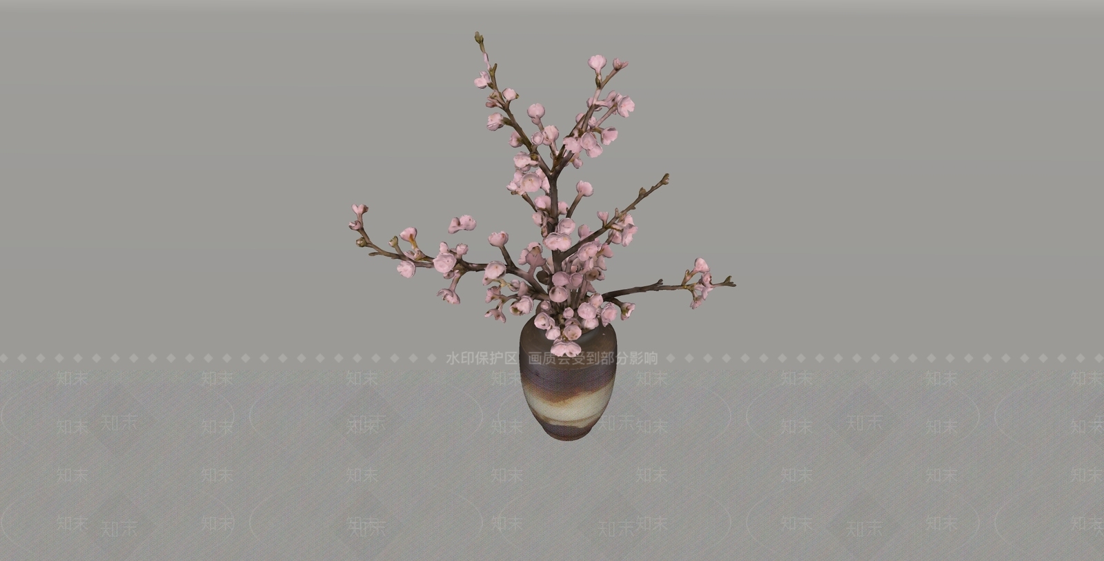 新中式花艺SU模型下载【ID:1235174591】