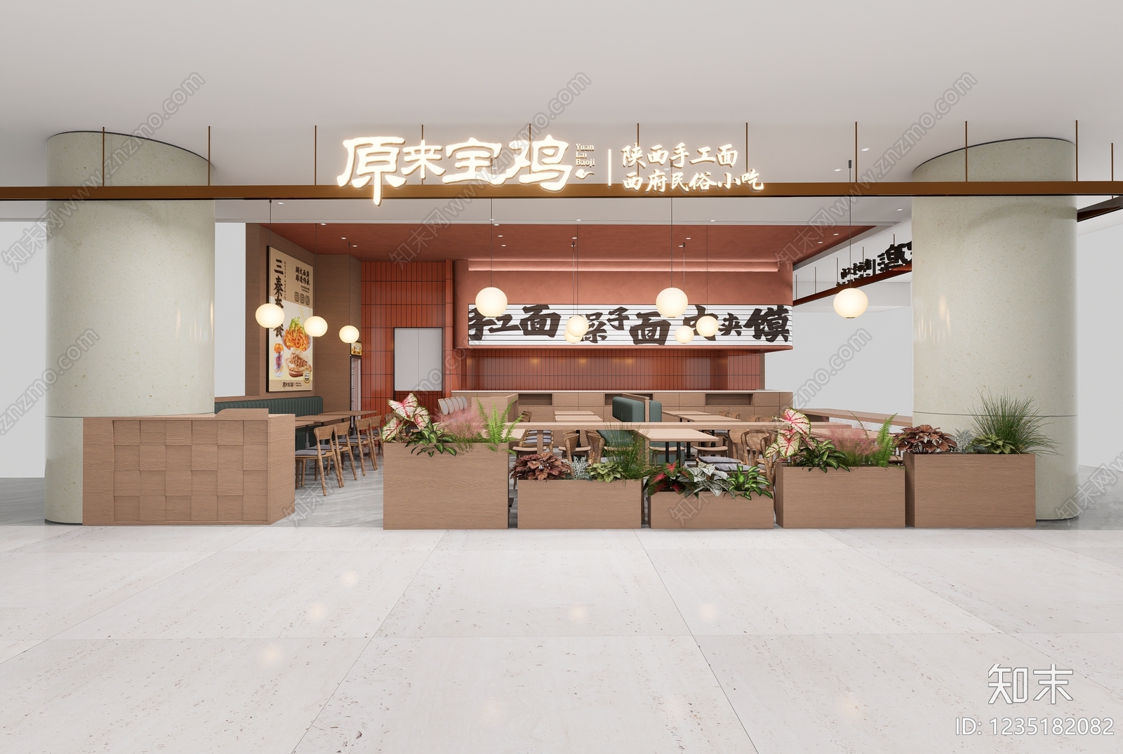 中式快餐店CAD图纸