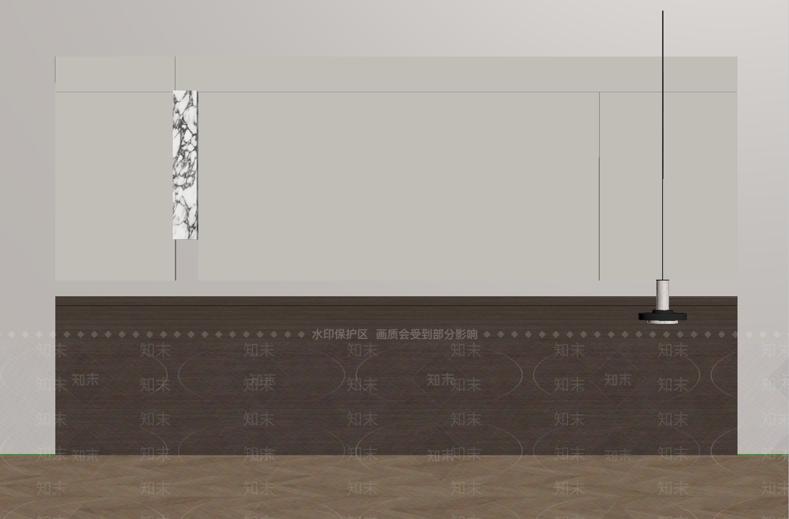 意式极简床头背景墙3D模型下载【ID:1235193735】
