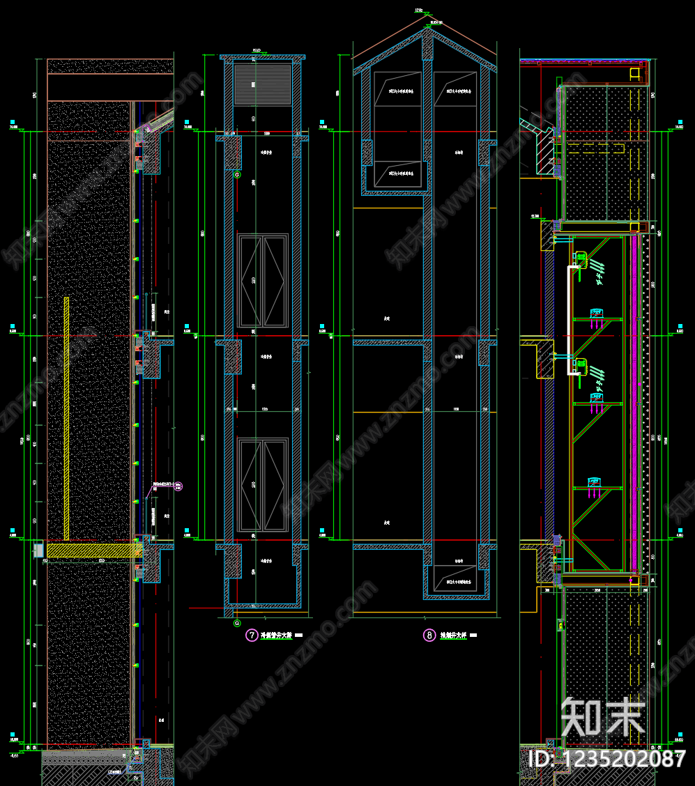 商业综合体cad施工图下载【ID:1235202087】