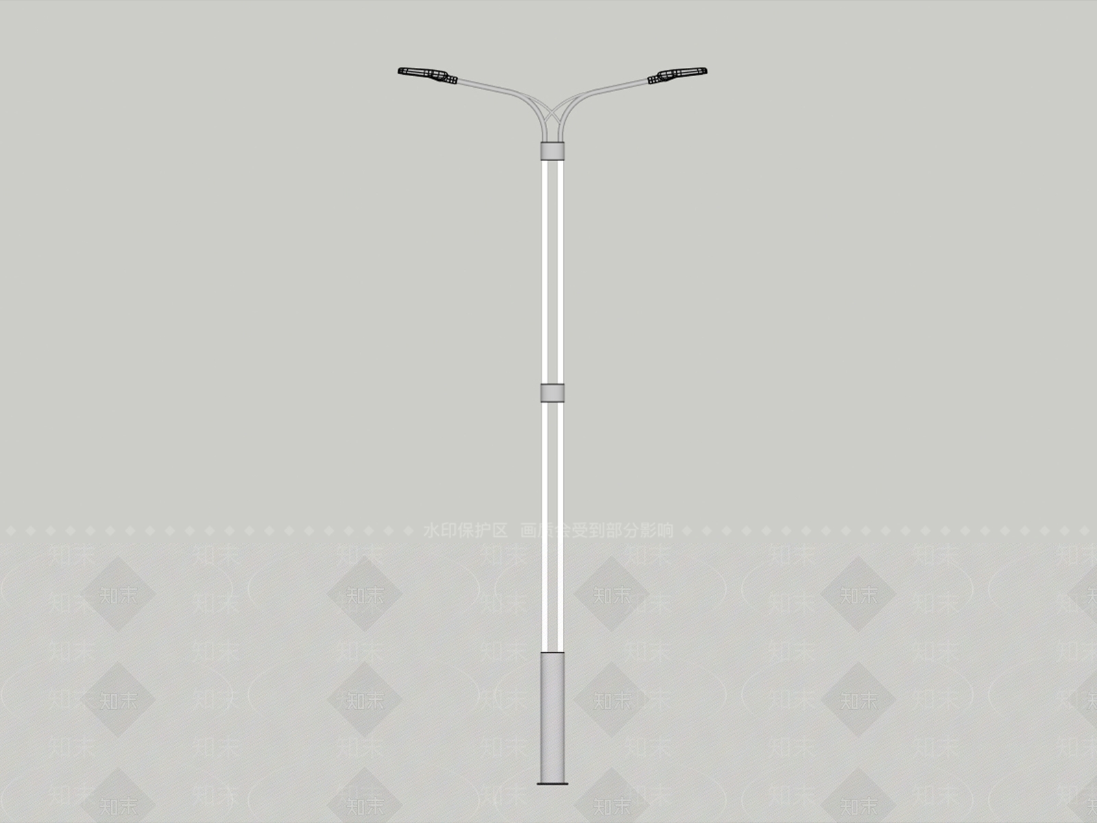 现代景观灯SU模型下载【ID:1235207542】