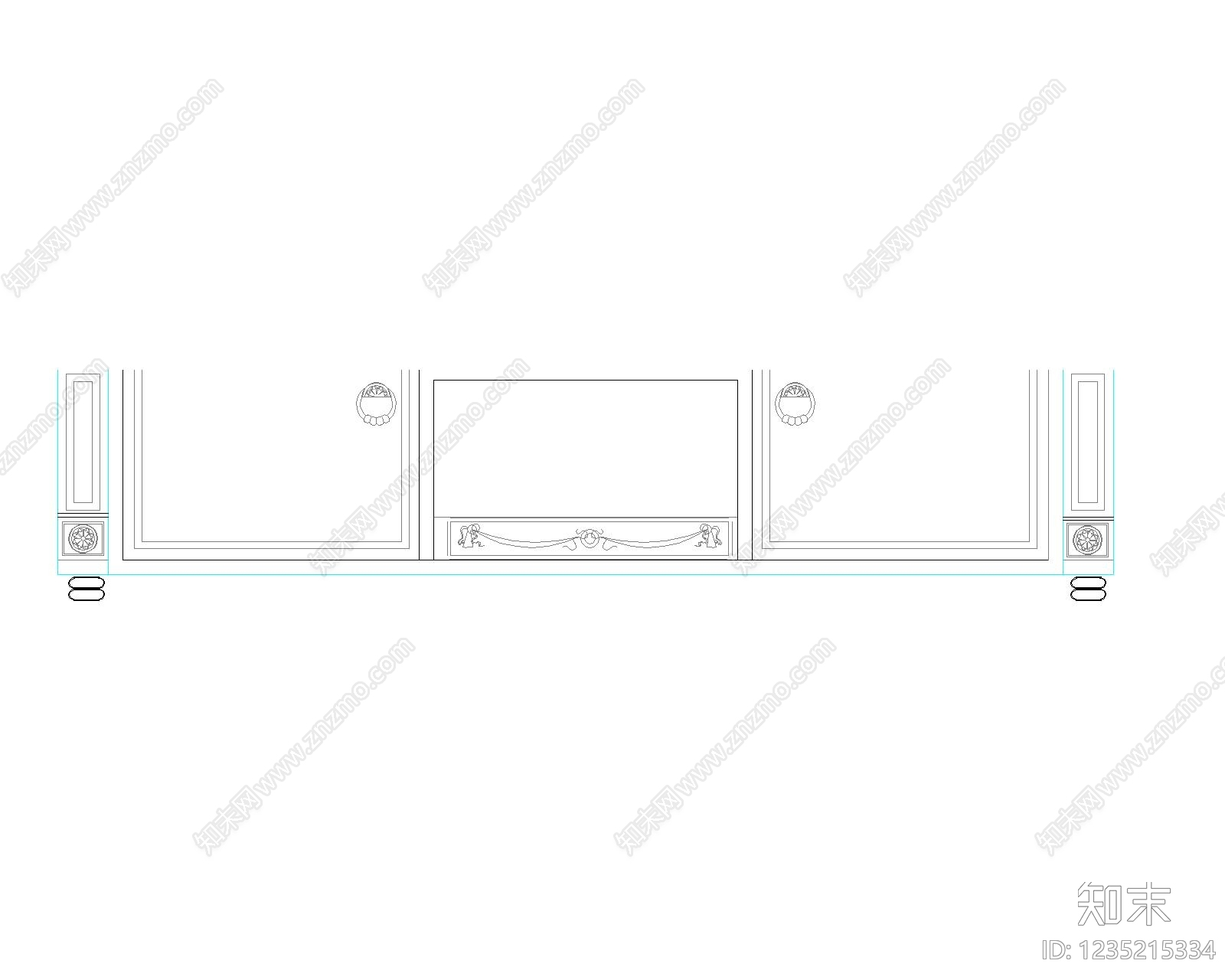 柜子cad施工图下载【ID:1235215334】
