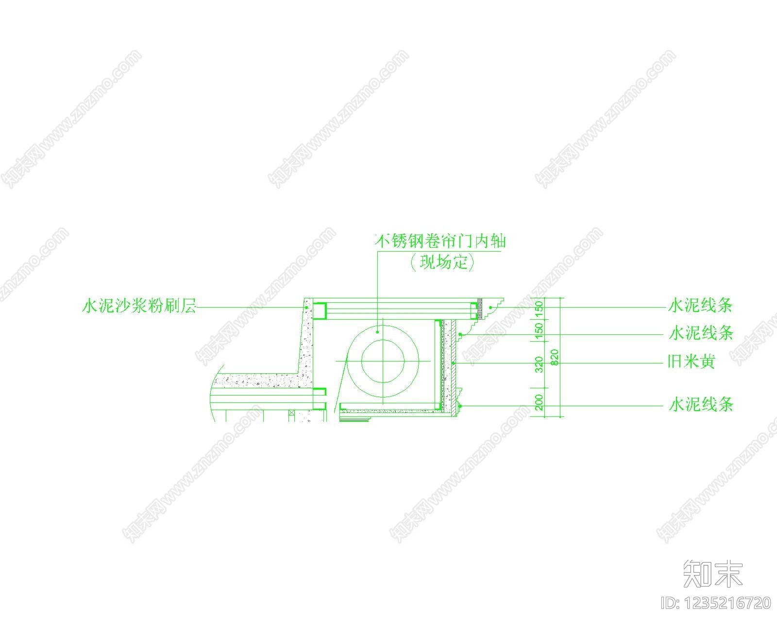 门cad施工图下载【ID:1235216720】