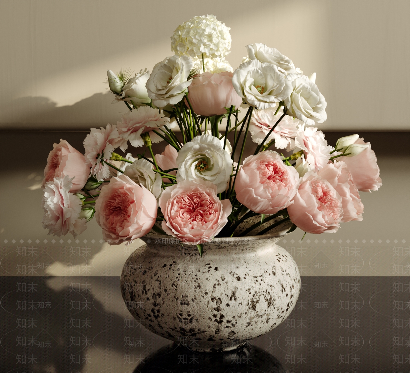 侘寂花艺SU模型下载【ID:1235223278】