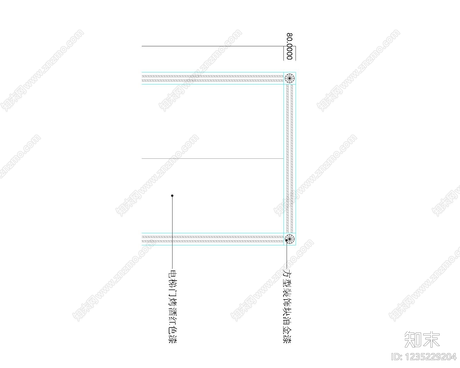 门cad施工图下载【ID:1235229204】