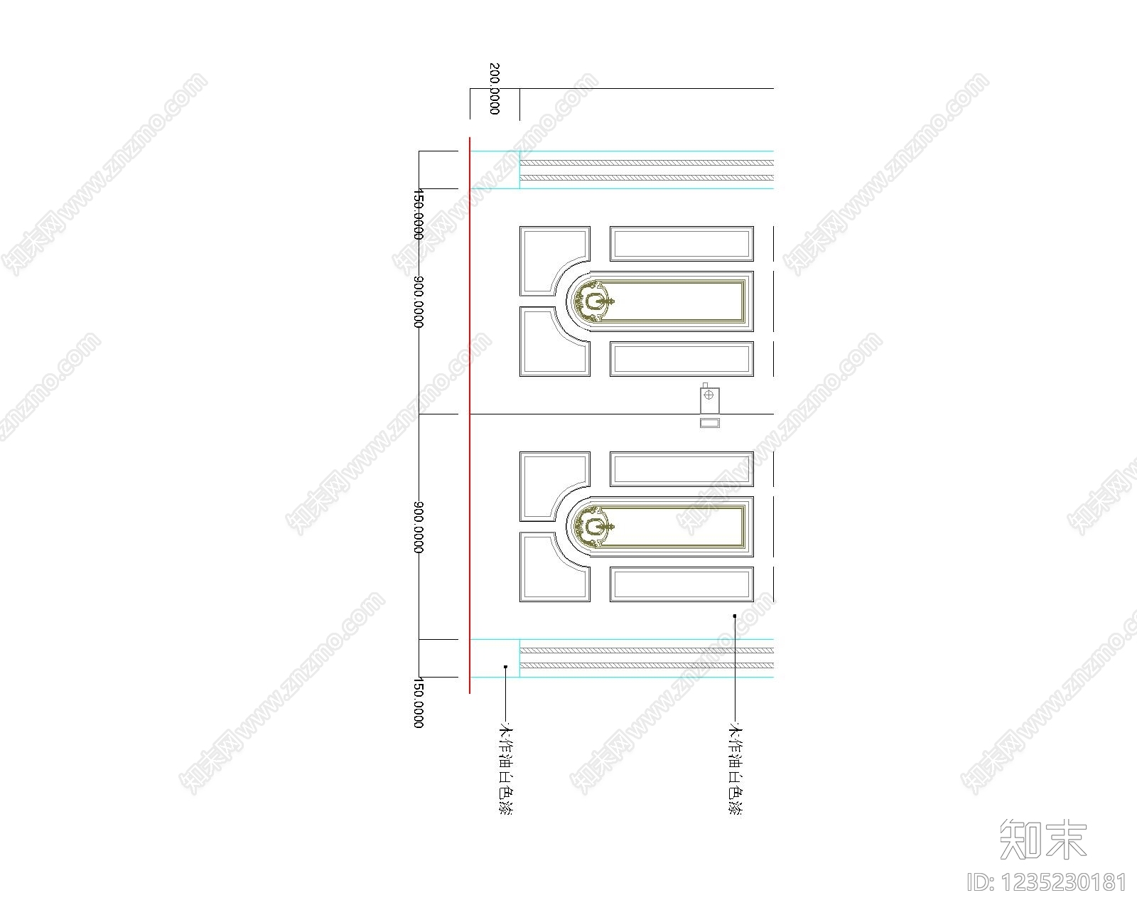 门cad施工图下载【ID:1235230181】
