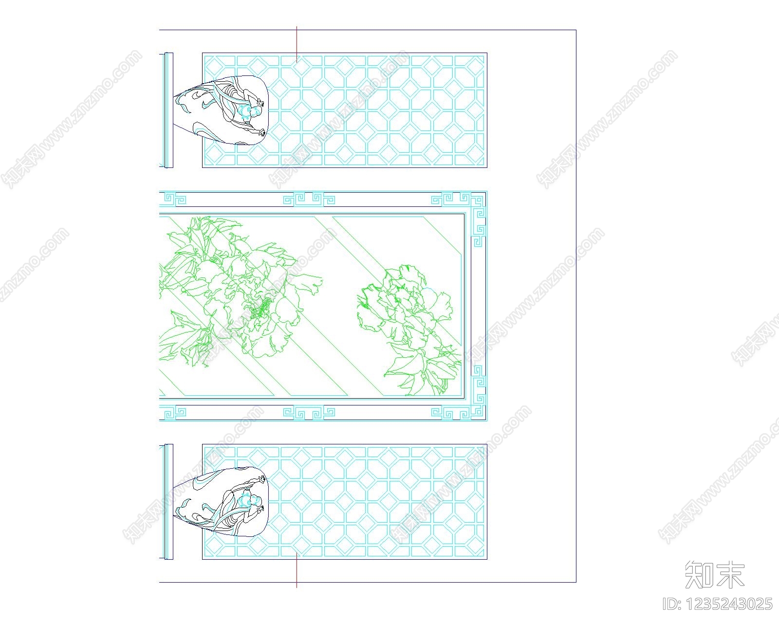 门cad施工图下载【ID:1235243025】