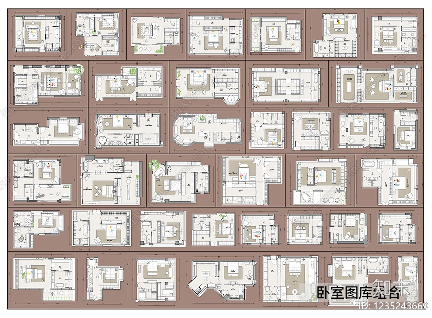 卧室CAD图纸