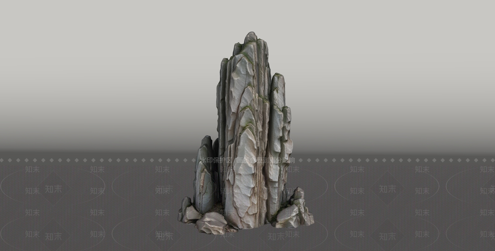 新中式景观雕塑摆件SU模型下载【ID:1235253121】