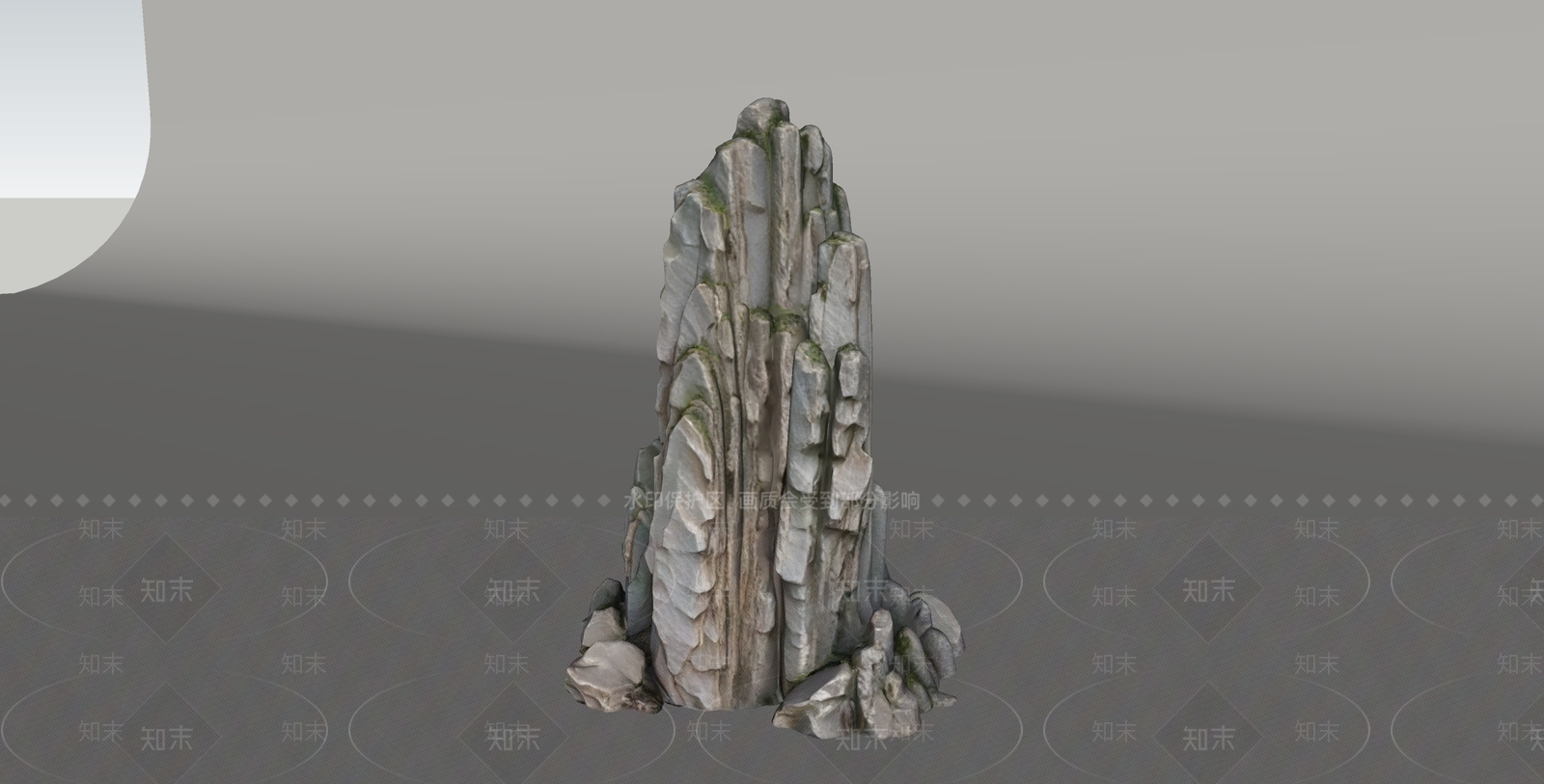 新中式景观雕塑摆件SU模型下载【ID:1235253121】