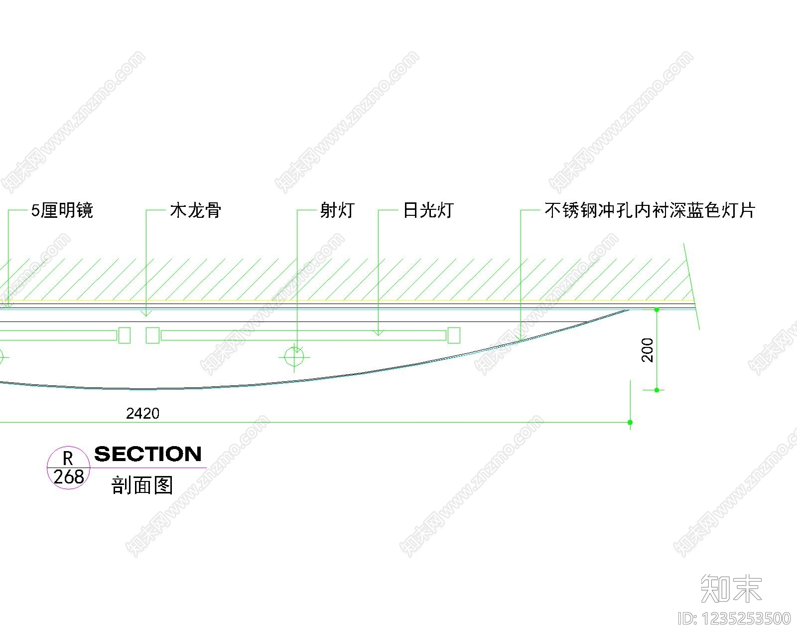 灯具图库cad施工图下载【ID:1235253500】