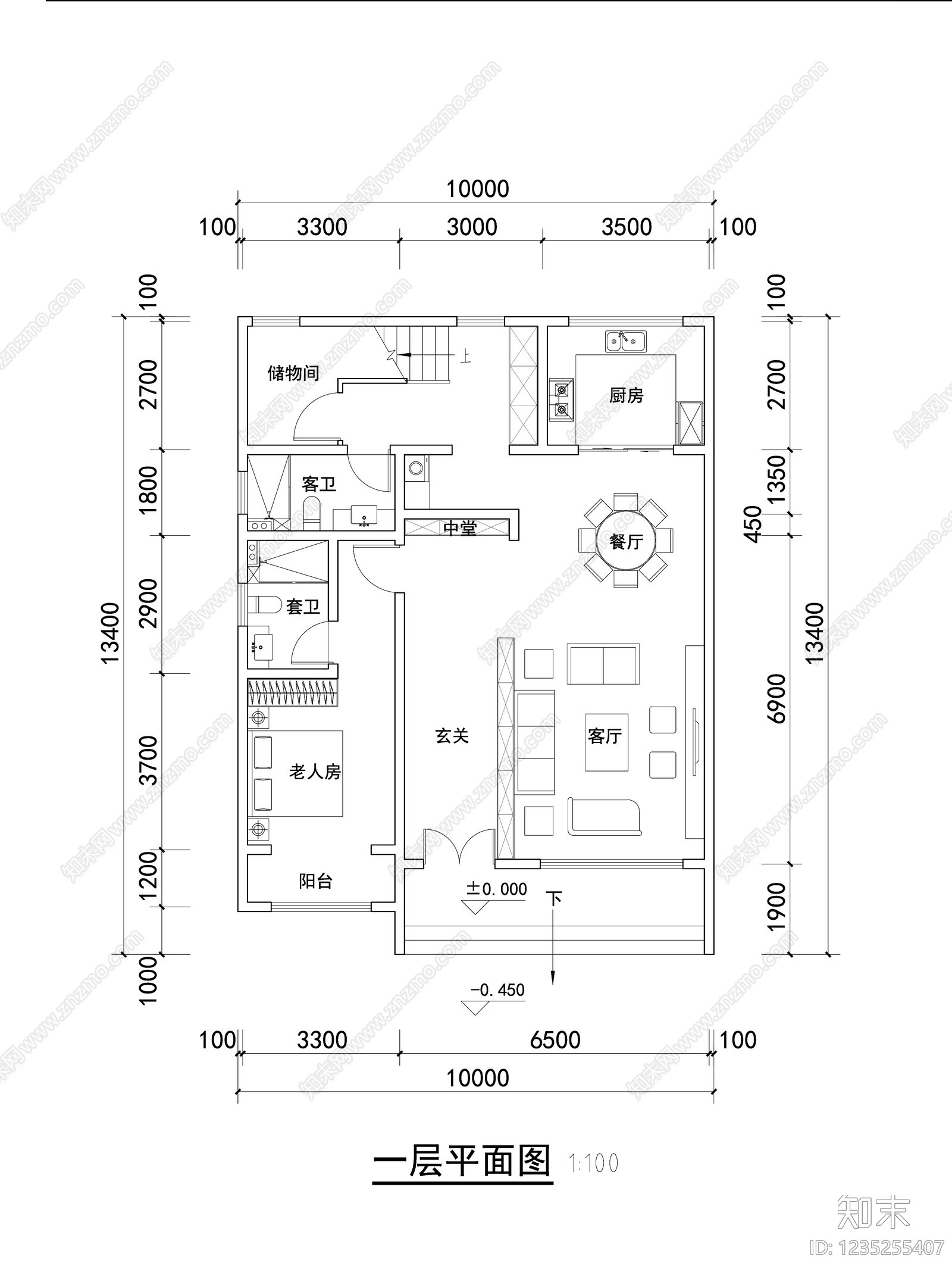 现代别墅建筑CAD图纸