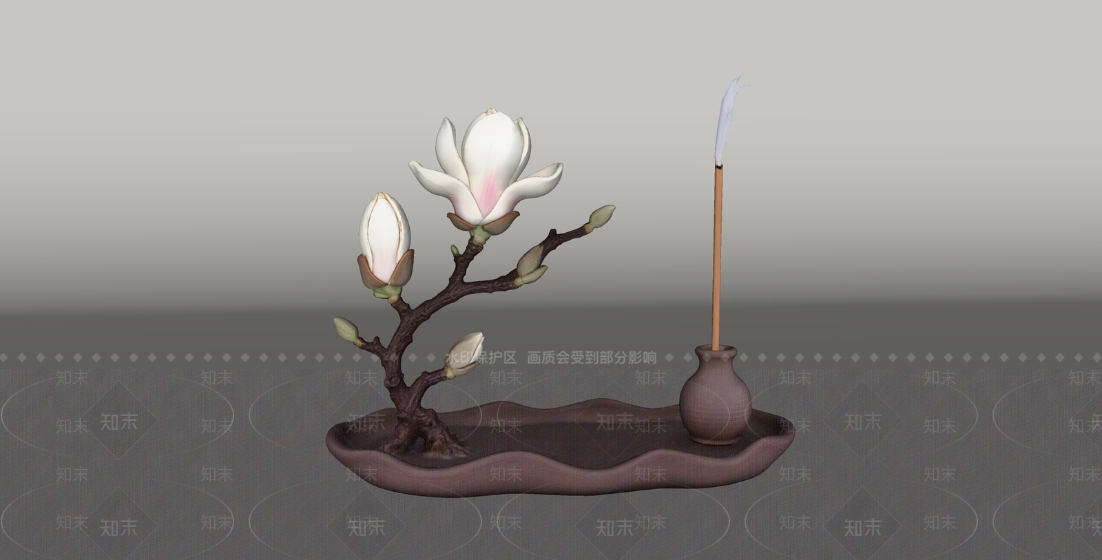 新中式其他摆件SU模型下载【ID:1235255548】