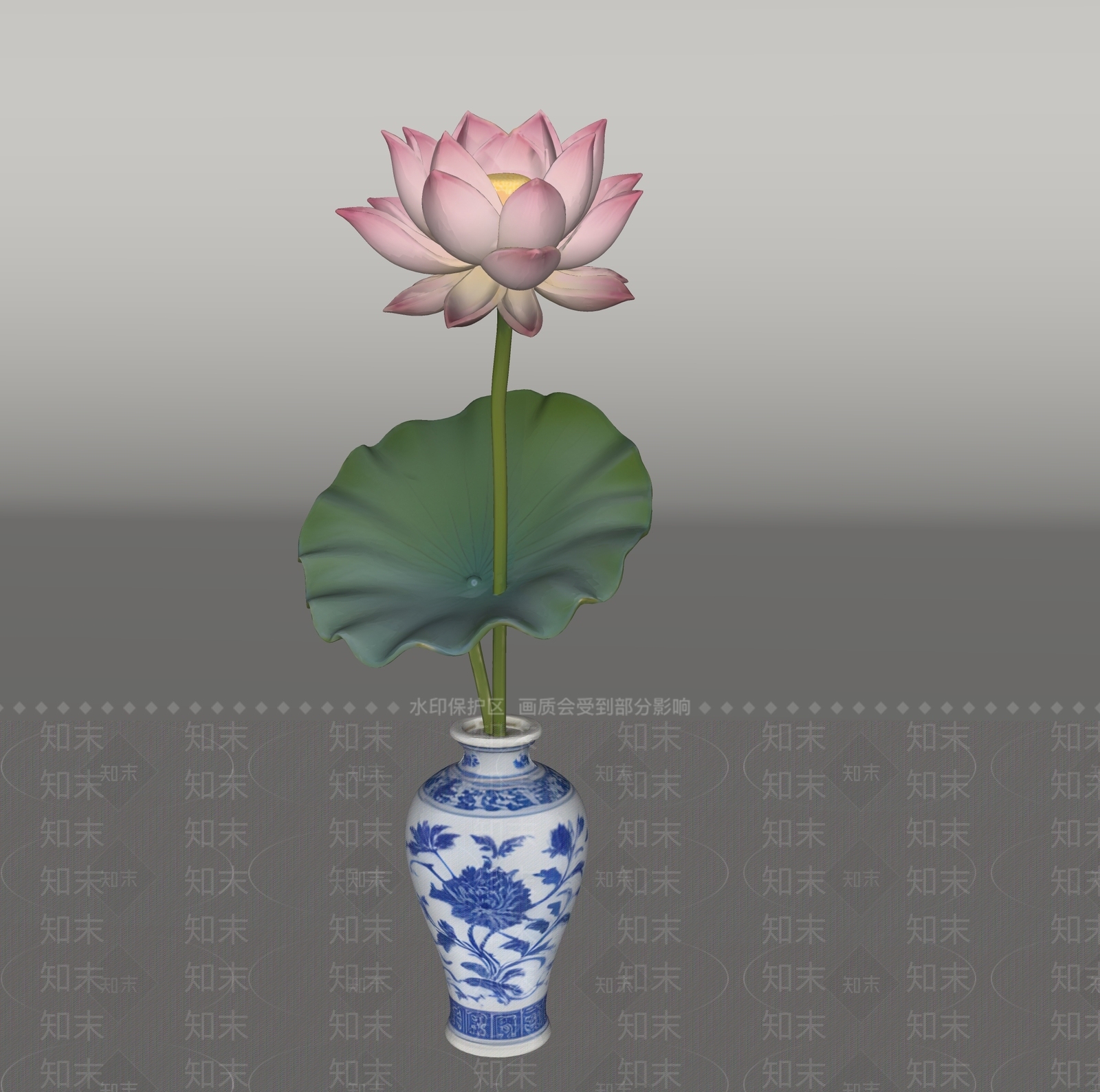 中式花艺SU模型下载【ID:1235257443】