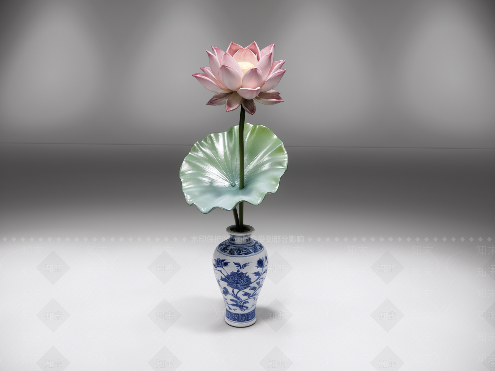 中式花艺SU模型下载【ID:1235257443】