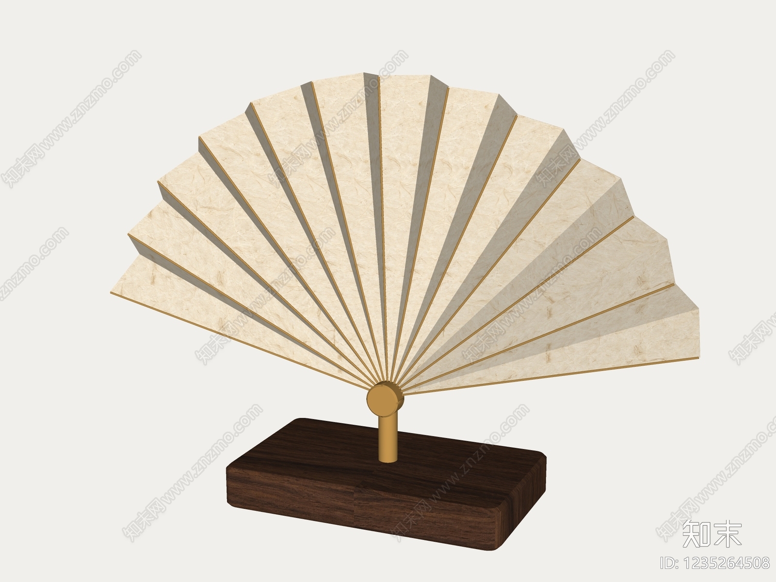 新中式台灯SU模型下载【ID:1235264508】