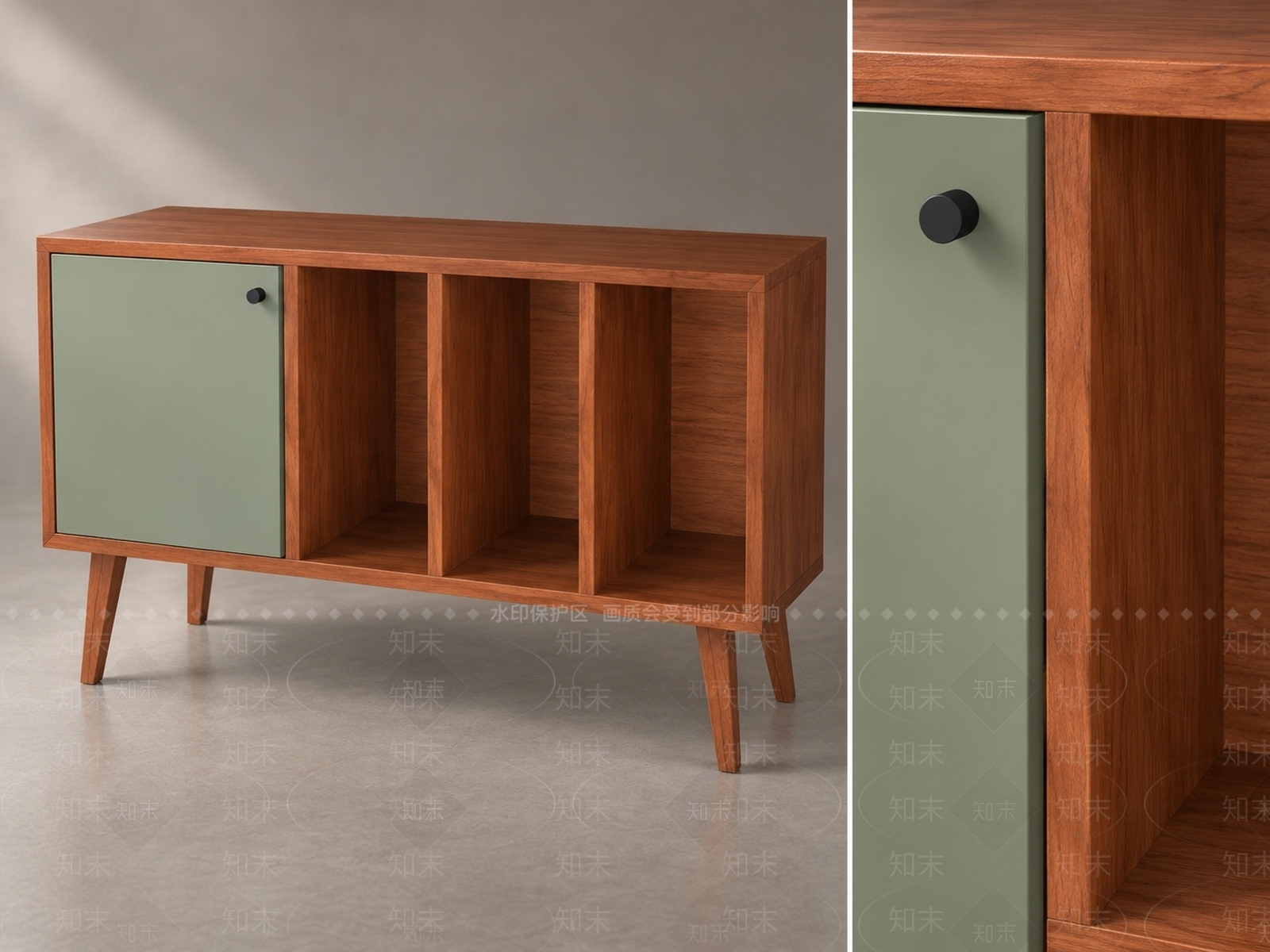 中古风储物柜SU模型下载【ID:1235277381】