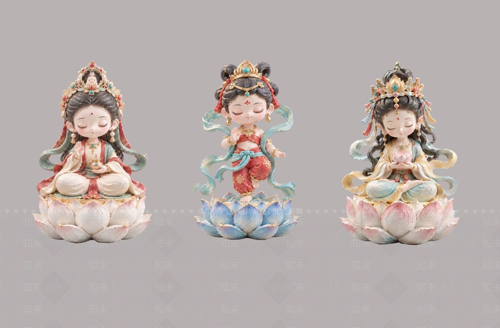 新中式雕塑摆件SU模型下载【ID:1235276656】