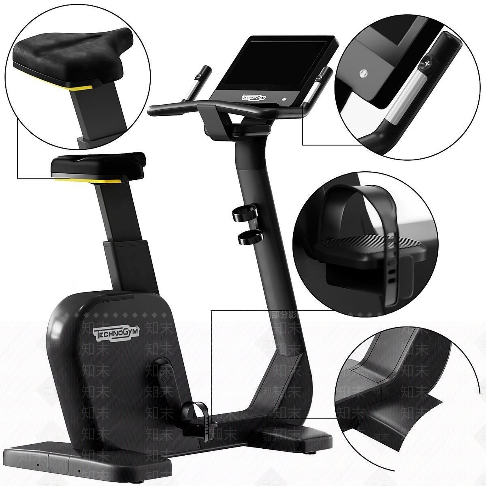 现代简约健身器材3D模型下载【ID:1235276787】