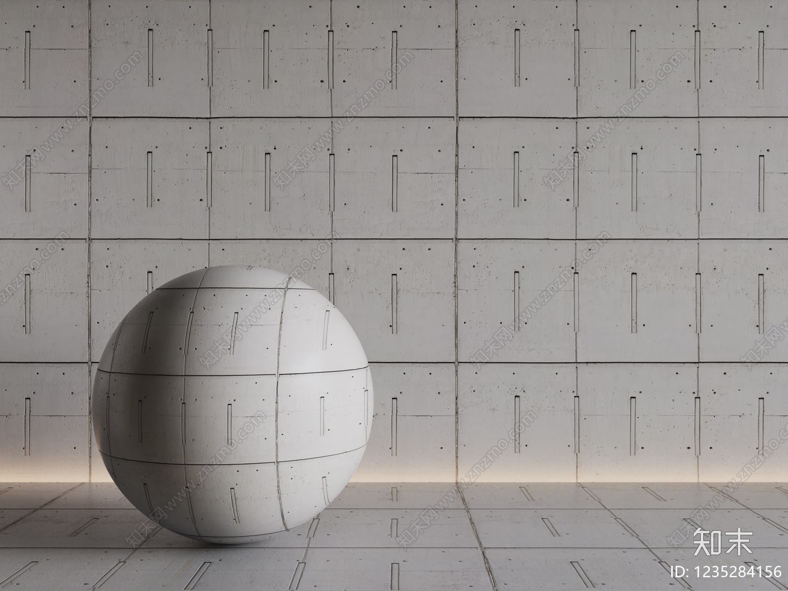 极简砖3D模型下载【ID:1235284156】