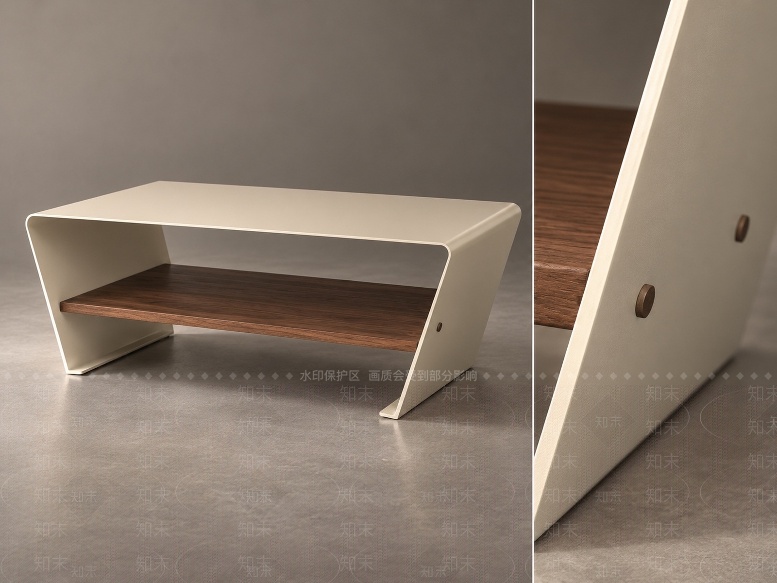 现代简约茶几SU模型下载【ID:1235285762】
