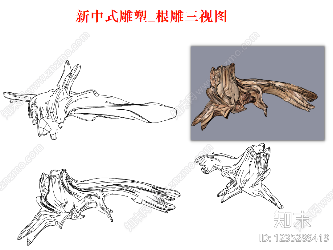 摆件CAD图纸